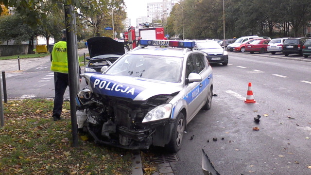Wrocławski policjant spowodował wypadek