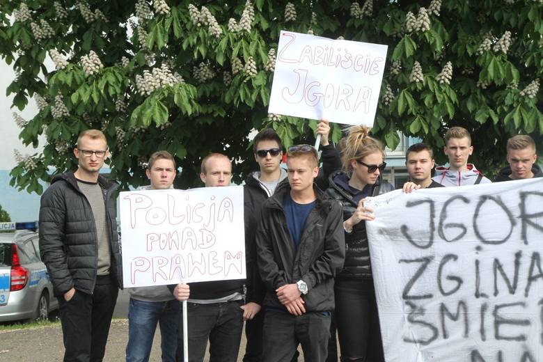 Wrocław: Protest pod komendą pod śmierci 25-latka